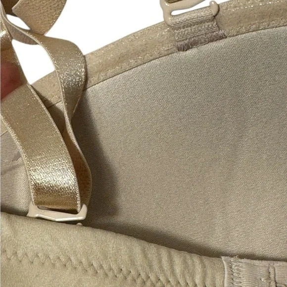 Wacoal Staying Power Wire Free Strapless Convertible Bra Sand Sz 38C 854372 NEW - Picture 12 of 14